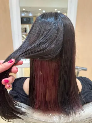 セミロング カラー 🎀RINA/ nakameguroのヘアスタイル