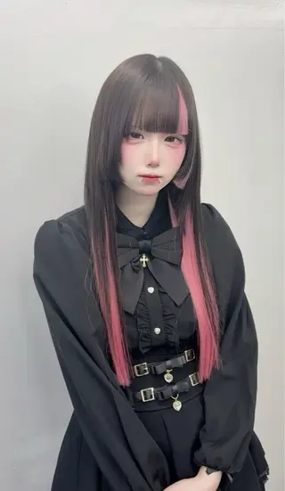 ロング カラー 🫧miyu/艶カラ ーエクステ🫧のヘアスタイル