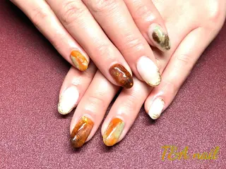セミロング ネイル T&A nailのネイルデザイン