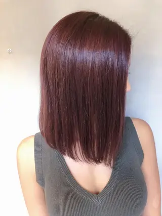 ミディアム カラー LA KING GINZA TOKYO所属・🧡ショートの達人 🧡SHOのヘアスタイル