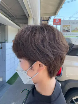 ショート カラー 美容室 Jフィドルファドル所属・わきた かずなのヘアスタイル