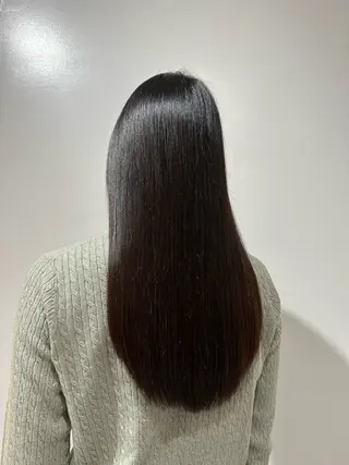 ロング 酸性ストレート/艶髪 /縮毛/sara❄️のヘアスタイル