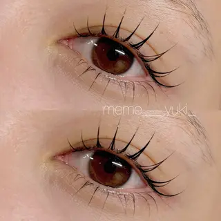 マツエク・マツパ meme神戸三宮 yuki.のマツエク・マツパデザイン