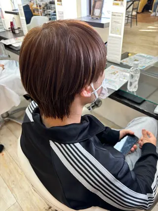 メンズ ルプラボウ／艶カラー ／髪質改善／アサミのヘアスタイル