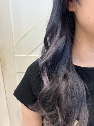 ミディアム しゅり/韓国艶カラー 🩶🫧エクステ🎀のヘアスタイル