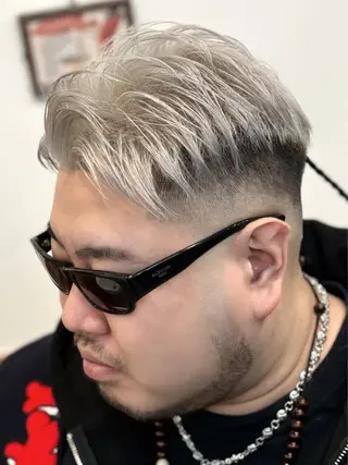 ショート カラー ブレイズマン バーバーショップ所属・メンズデザインカラー 🌟れな🌟のヘアスタイル