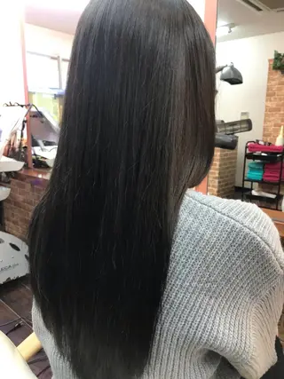ロング カラー パーマ 桧山 真のヘアスタイル
