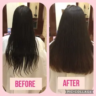 ロング 越川 南美のヘアスタイル