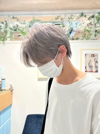 ショート カラー Lond luce心斎橋所属・🍀小川大輔🍀 ボブ/ブリーチ🥇のヘアスタイル