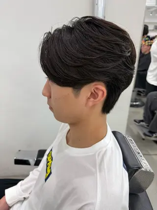 ショート カラー パーマ ヘアアレンジ メンズ 亀井隆汰/メンズ専門 パーマ特化美容師のヘアスタイル