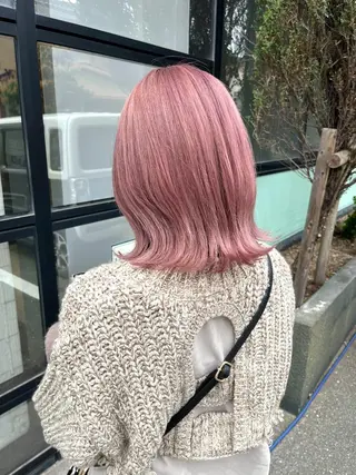 ミディアム カラー 💙ルル💙 ハイトーン/レイヤーのヘアスタイル