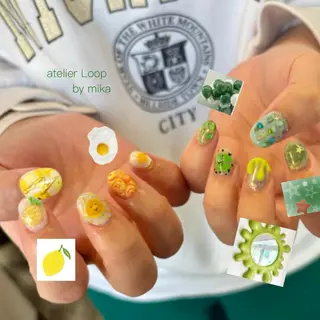 ネイル atelierLoopbyshiho所属・atelier Loop♪MIKAのネイルデザイン