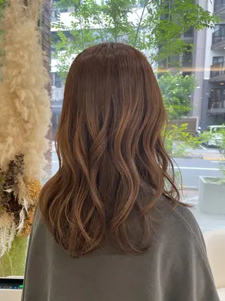 セミロング カラー 田野倉NEXT店 美髪ニストのヘアスタイル