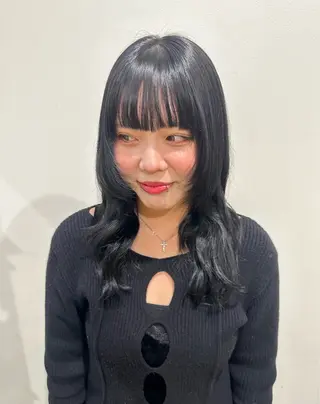 セミロング カラー ✨レディースパーマ/ 髪質改善✨ケント🌳のヘアスタイル