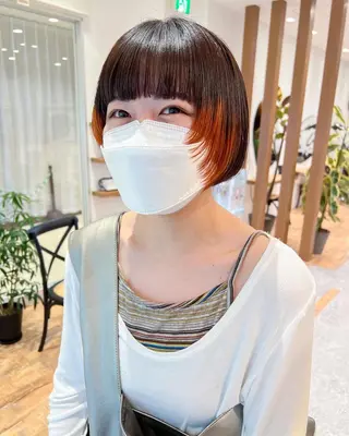 ショート カラー 韓国風スタイル 🍓MIZUKI🍓のヘアスタイル