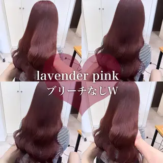 ロング カラー ブリーチなしWカラー 🎀韓国ヘア/amiのヘアスタイル