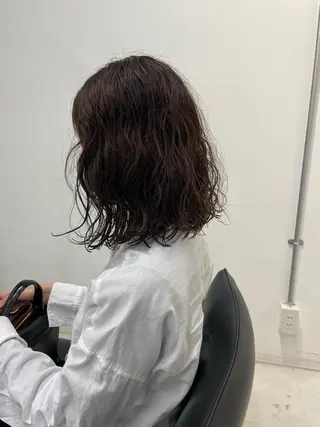 ミディアム パーマ キッズ オトナヘア🌸 harukaのヘアスタイル