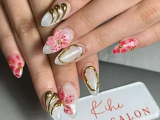 ネイル 💕鈴木ユリ パラジェル/オフ無料のネイルデザイン