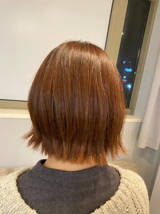 ショート 透明感カラー✨ 酸性ストレート特化のヘアスタイル