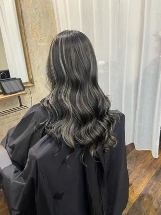 ロング fand所属・山本 沙季奈のヘアスタイル