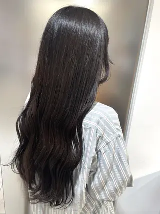 ロング カラー 佐藤 梨里花 ❤︎のヘアスタイル