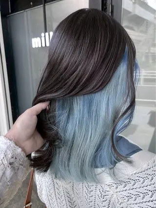 ロング カラー ハイトーン/韓国風/ 艶髪/吉祥寺のヘアスタイル