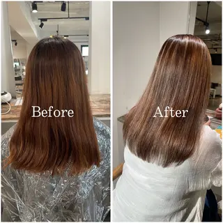 ロング カラー ムラ修正/ ハイトーン💖Riaのヘアスタイル