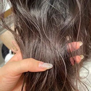 ロング カラー パーマ ヘアアレンジ 小野寺瑞希 /最小顔カットのヘアスタイル