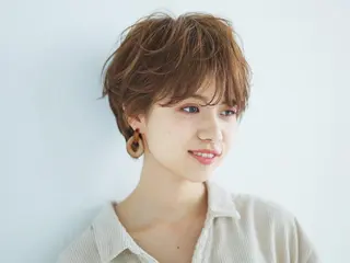 ショート カラー THE DAY所属・AKI HASHIMOTOのヘアスタイル