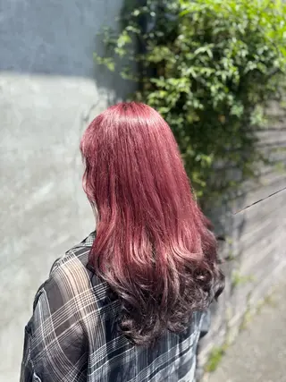 セミロング 田邉 龍星のヘアスタイル