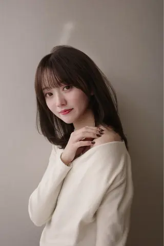 ミディアム カラー ボブ COA GINZA 佐藤壮真のヘアスタイル