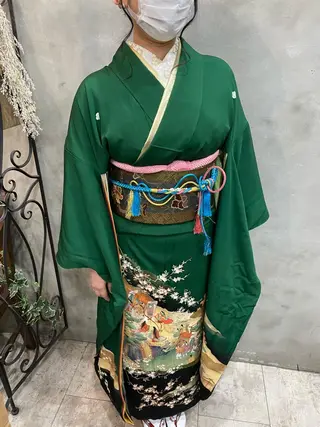 セミロング ヘアアレンジ 【ピンク/韓国ヘア/ ヘアセット】亜海のヘアスタイル