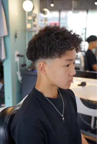 ショート TIGHT SWAG  BARBERWORKS三軒茶屋所属・TIGHTSWAG ジュネのヘアスタイル