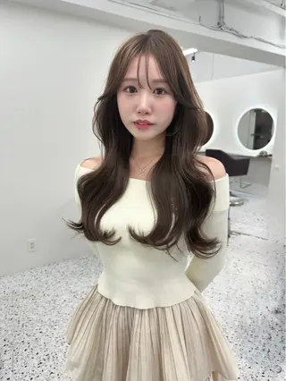 ロング 透明感カラー/ 髪質改善/ねねのヘアスタイル