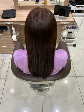 カラー ☁🫧縮毛矯正 /春奈🪽🫧のヘアスタイル