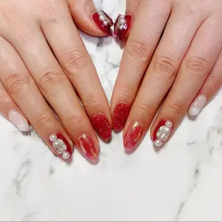 ショート カラー ネイル Q Free nailsのネイルデザイン