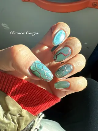 ネイル ネイルサロンビアンカ 大宮店長 モリサワのネイルデザイン