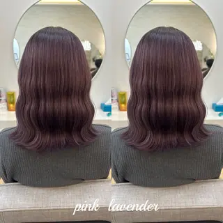 ミディアム lovis🧸ゆうあ 🧸/透明感カラーのヘアスタイル