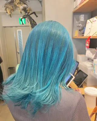 セミロング 木村 創造🌟 デザインカラーお任せのヘアスタイル