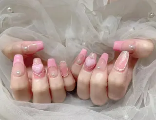 ネイル 長さだし専門店 M2　rikaのネイルデザイン