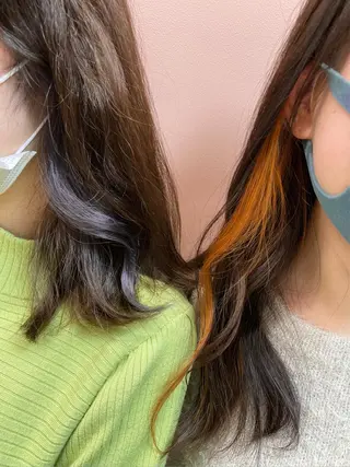 セミロング 艶ハイトーン👑♡ NATSUKIのヘアスタイル