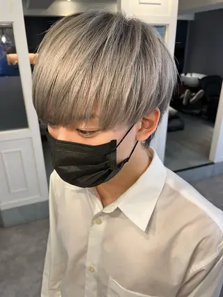 ショート カラー メンズ LAGRECE大阪梅田店所属・美髪矯正・髪質改善 【中村吉孝】のヘアスタイル