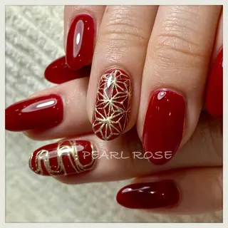 ネイル Beauty salon Ryu・ange所属・PEARL ROSE パールローズのネイルデザイン