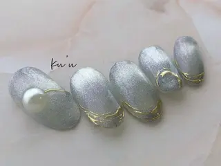 ミディアム サロンku'u所属・salon kuuのネイルデザイン