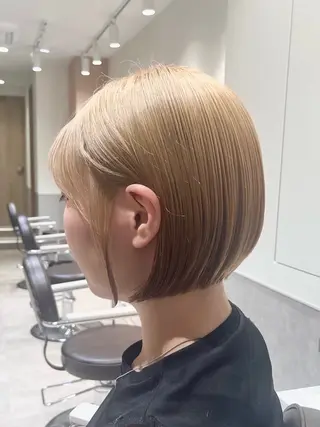 ショート カラー 銀座⭐️髪質改善⭐️ 平中　留生のヘアスタイル