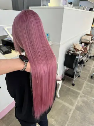 ロング 平川 侑磨のヘアスタイル