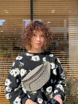 ショート パーマ パーマ指名No1 /namiのヘアスタイル