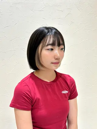 ミディアム カラー 小野 友暉のヘアスタイル