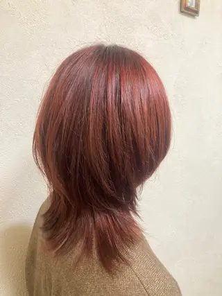 セミロング カラー メンズ/スパイキー ショート/isseyのヘアスタイル