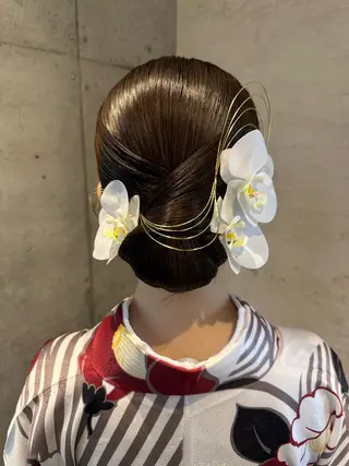 ロング ヘアアレンジ 女性に人気♪ はやしほのかのヘアスタイル